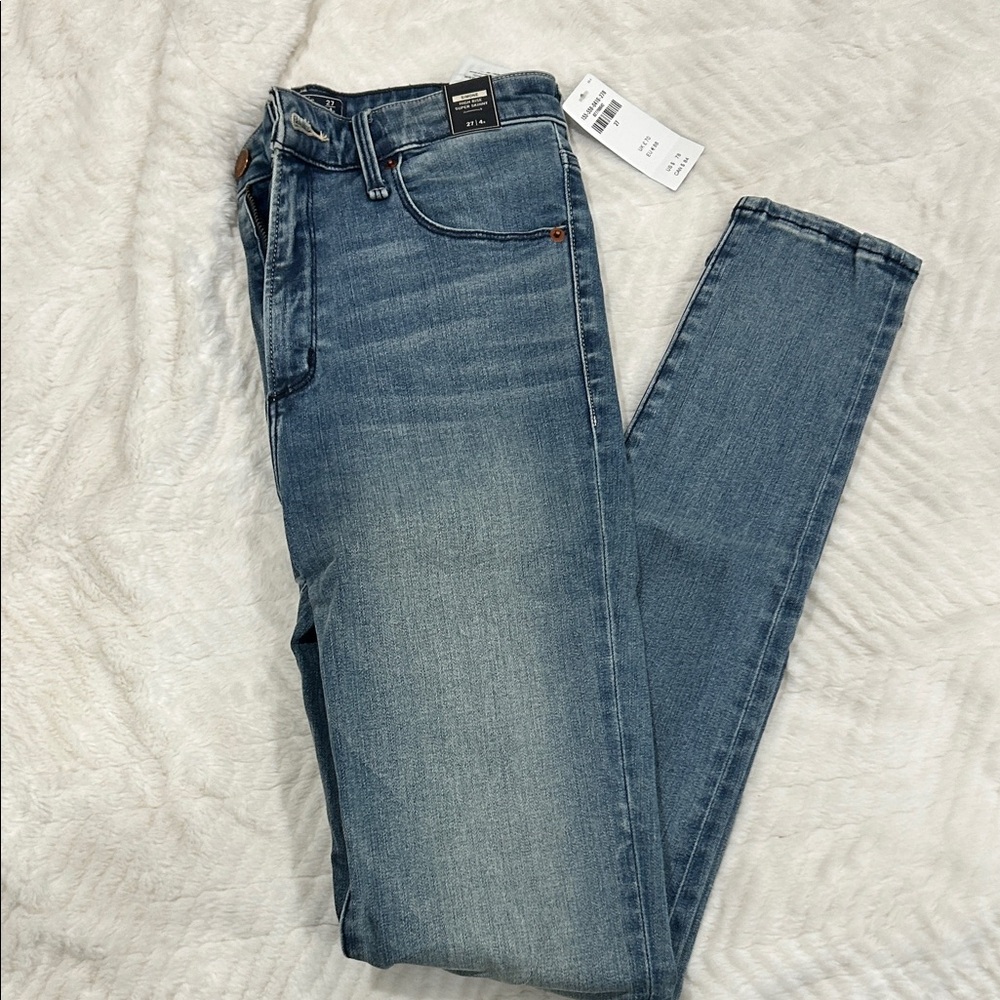 Abercrombie & Fitch Faded Blue Slim Jeans